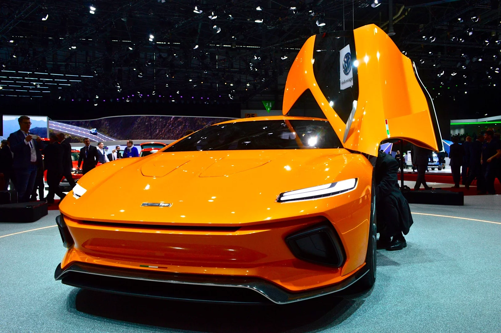 The GTZero is powered by a 483-hp three-motor electric drive