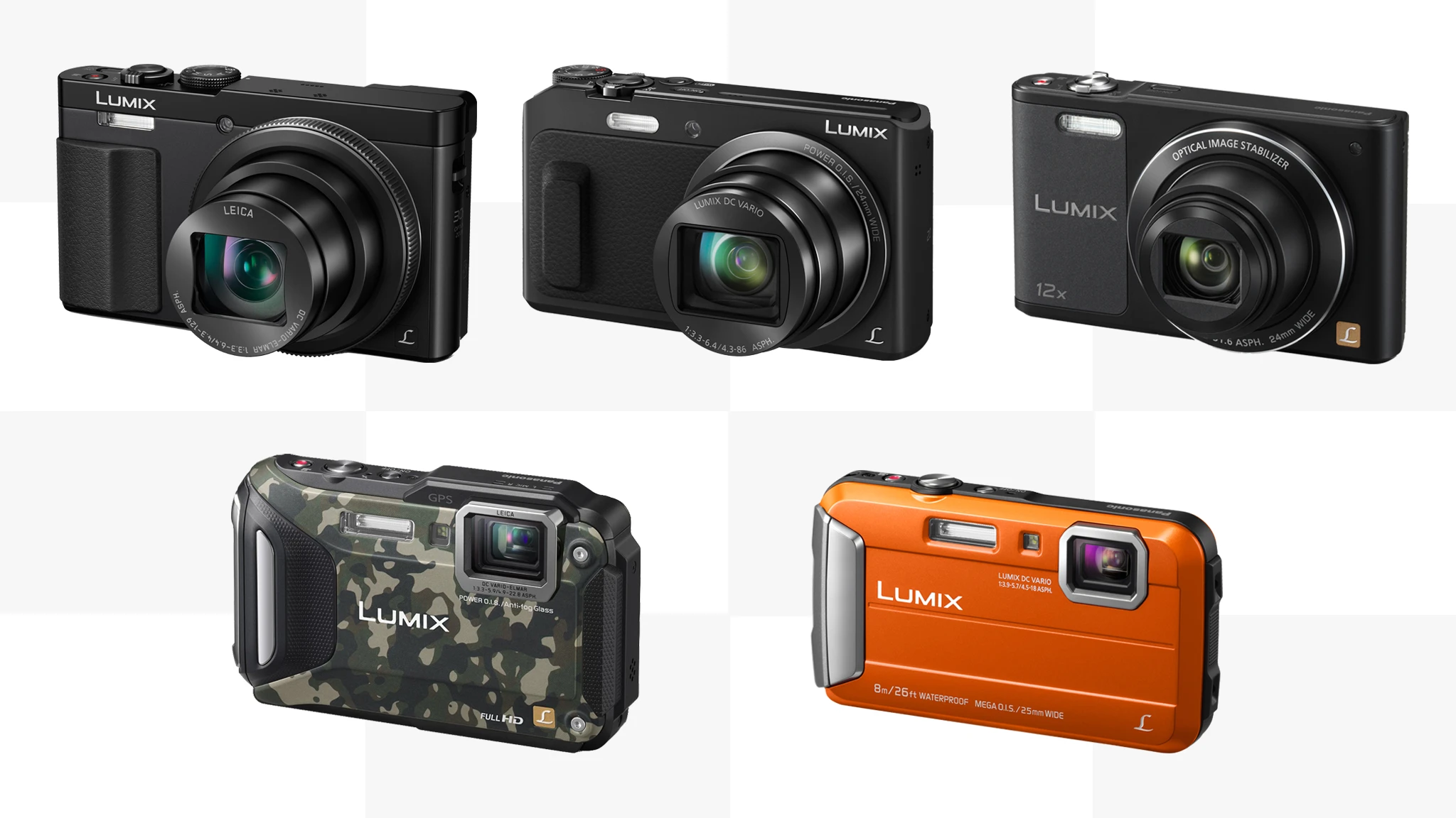 Panasonic has revealed a selection of new compact Lumix cameras for 2015