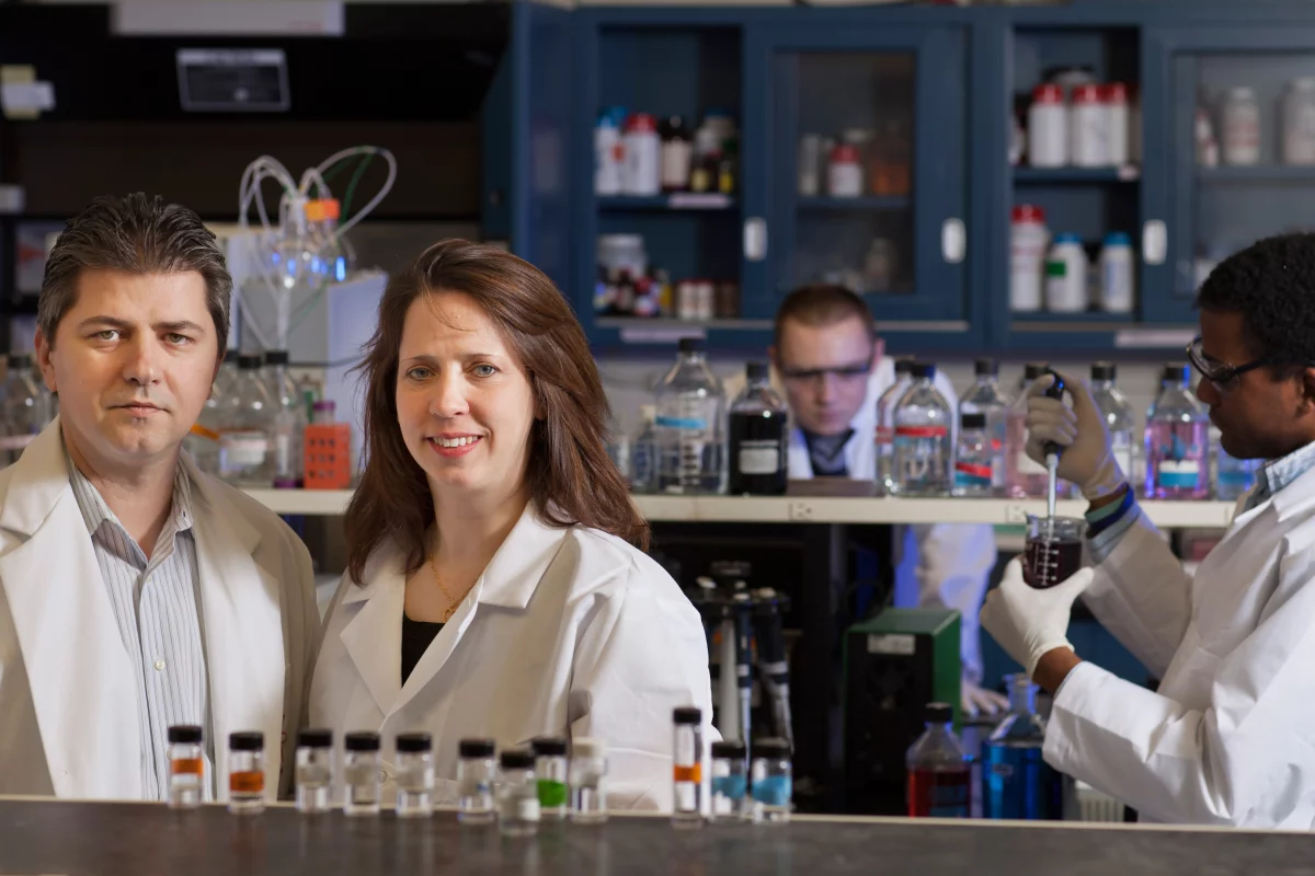 Research suggests that a simple saliva test may prove effective in detecting autism (Photo: Clarkson University)