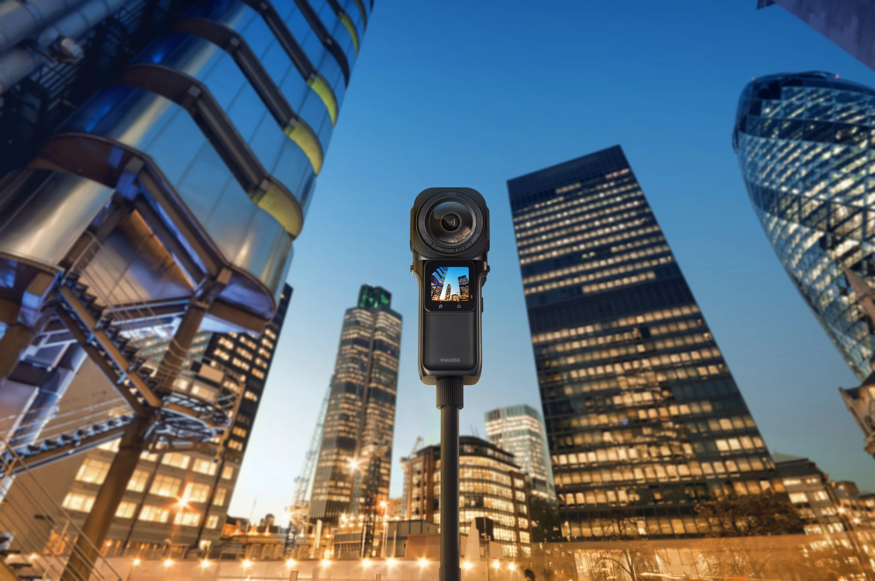 Insta360 says that "the 1-inch sensors are the secret to the camera’s superb low light capabilities, delivering impressive dynamic range from dusk through dawn"
