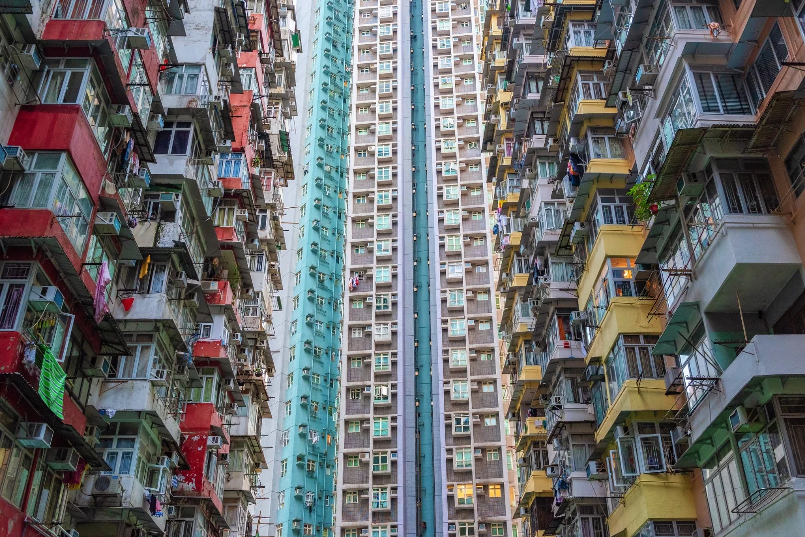 "I am always looking for geometry and symmetry obsessively in each composition and Hong Kong is a perfect place for it," Herlan says