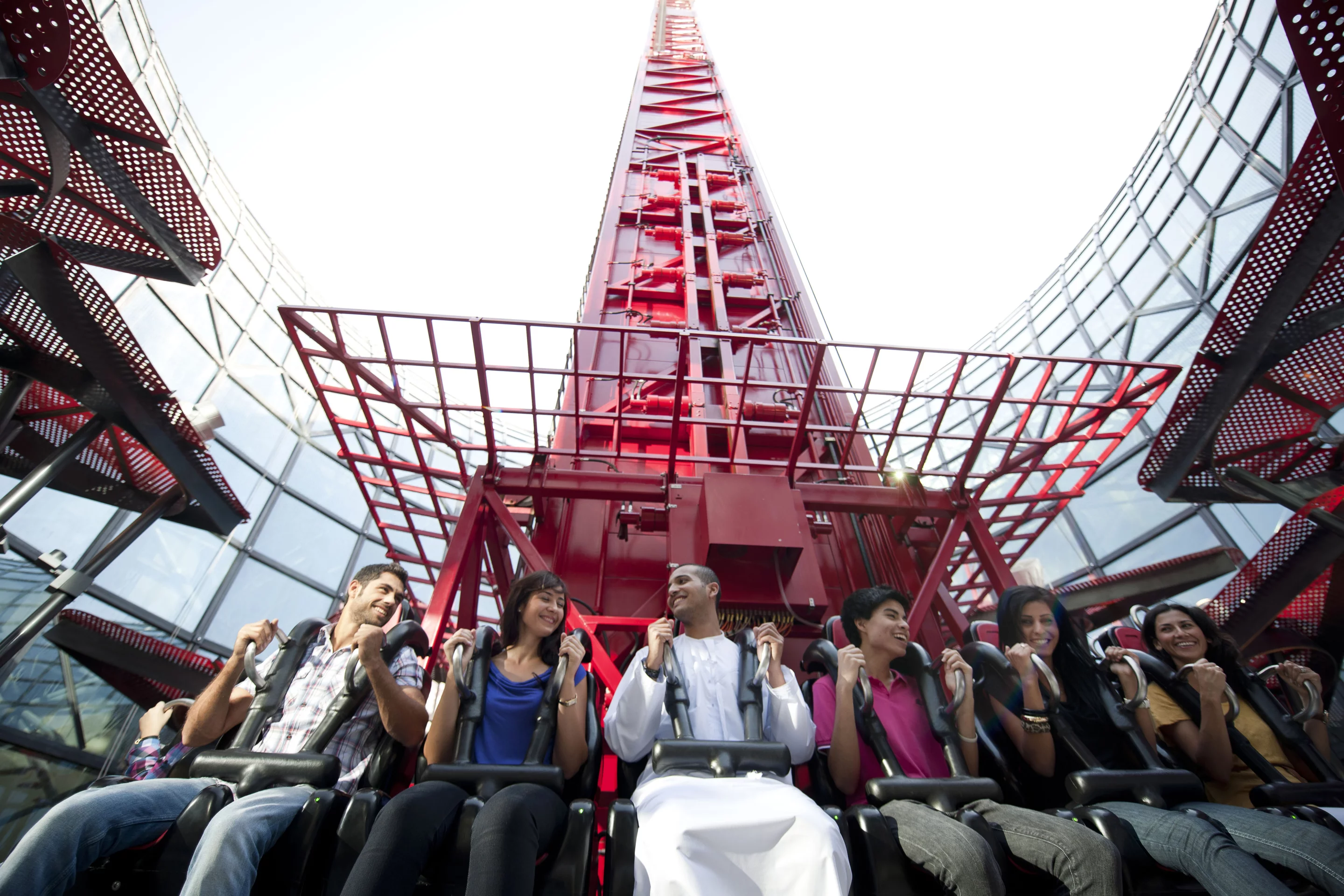 The 60m high G-force tower is sure to delight or scare theme park-goers