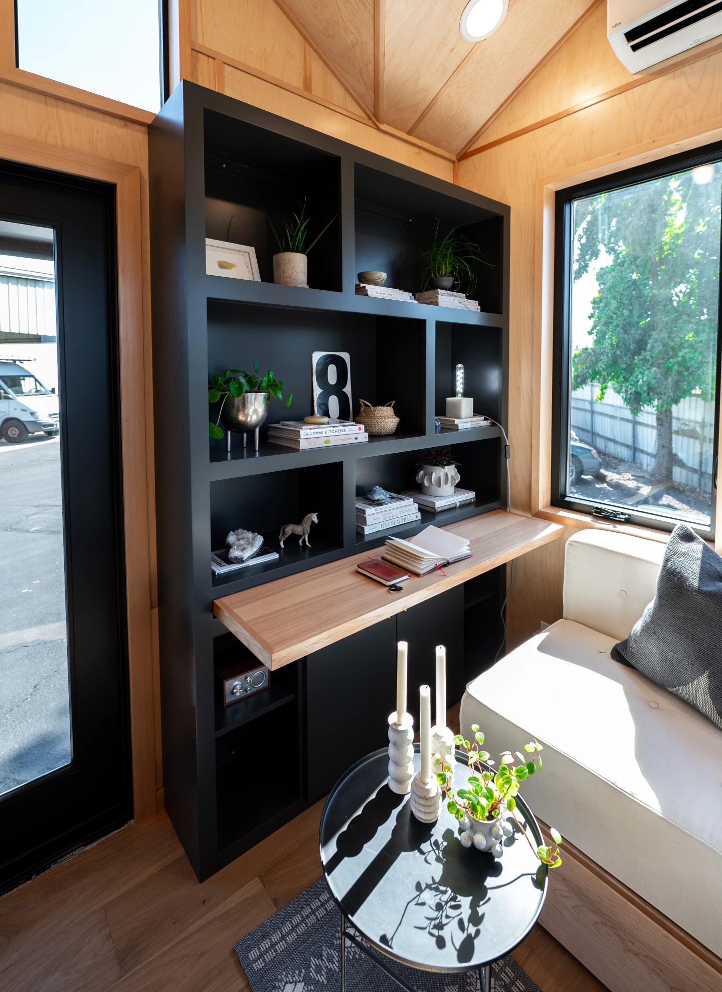 Illustration of Modern Off-Grid Apartment Interior Decorating