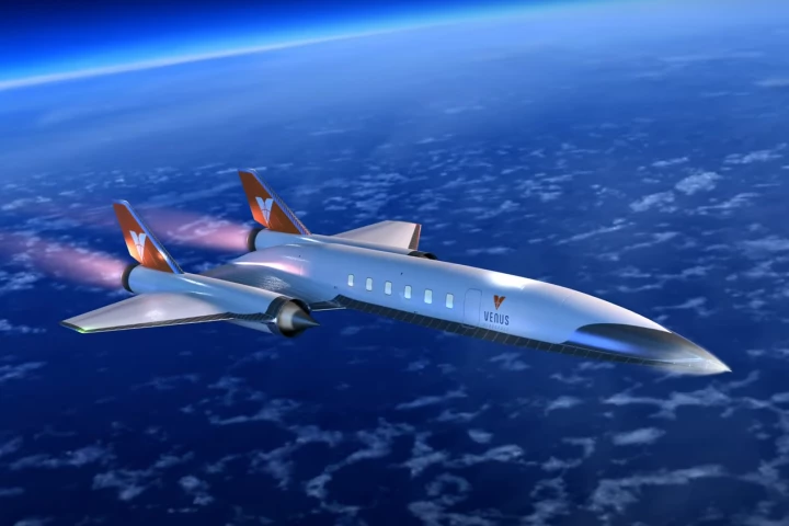 Render of a passenger airliner equipped with VDR2 engines