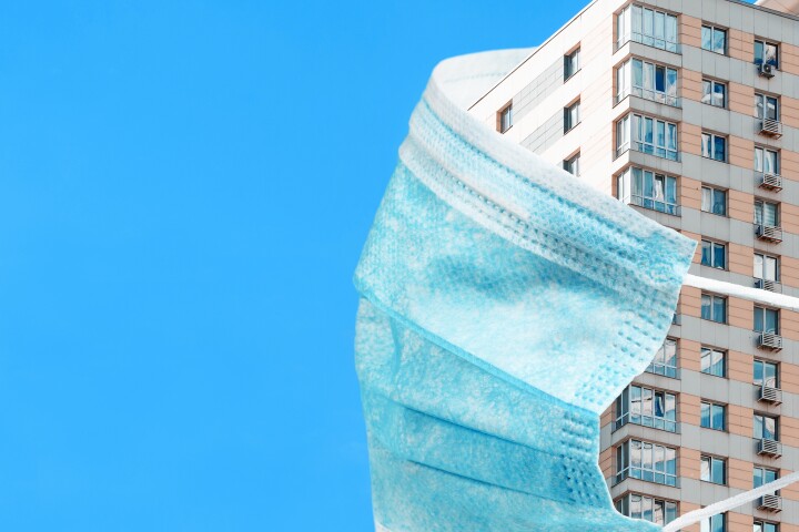 The case study found structural deficits in the building contributed to airflow, and subsequent COVID infections, between non-adjacent rooms on different floors