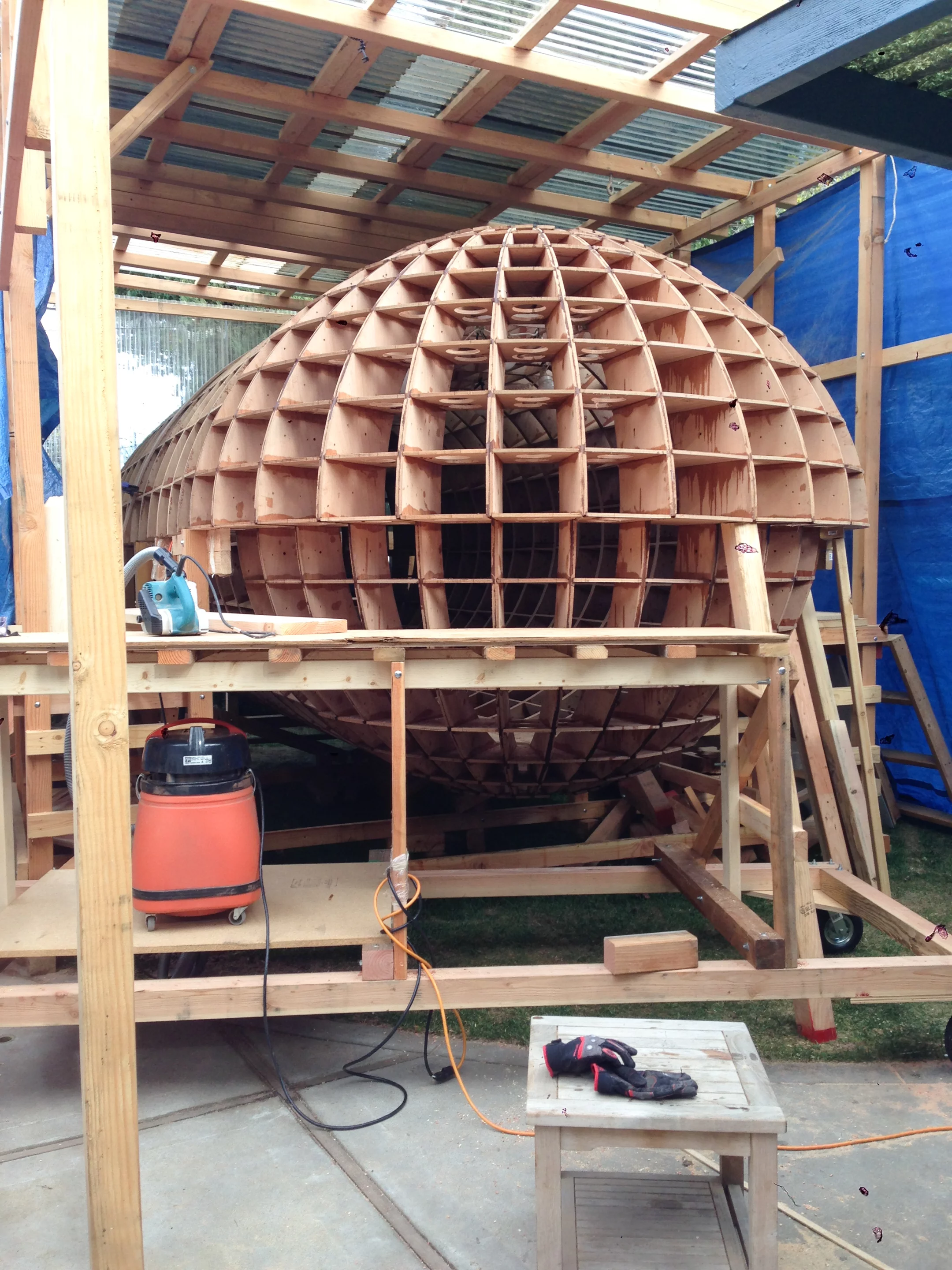 Robinson had no prior boat building experience (Photo: Chris Robinson)