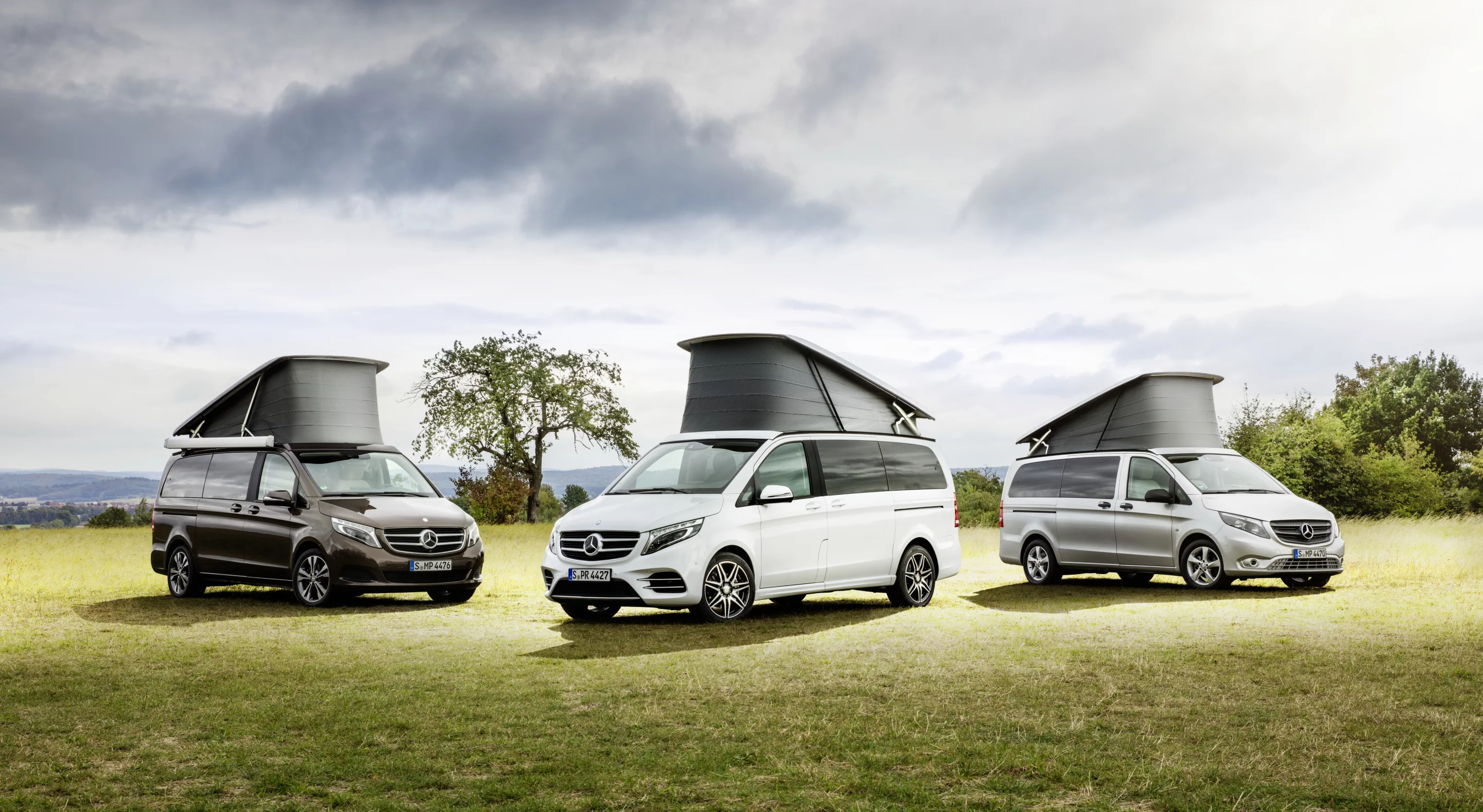 Mercedes will be showing its trio of Marco Polo camper vans at CMT and highlighting a new audio system option