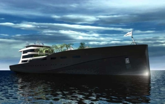 The WallyIsland 325-foot gigayacht