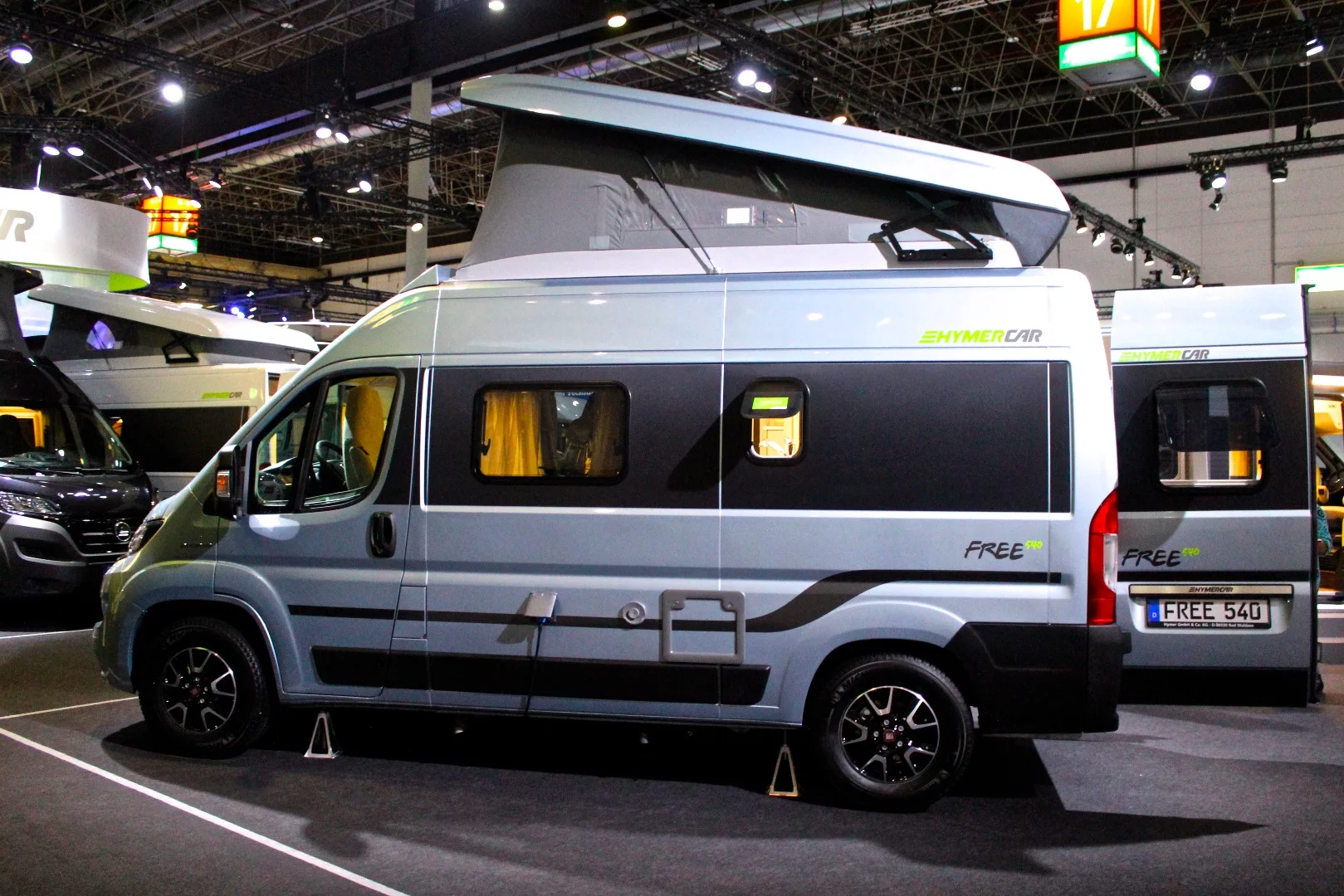 This Hymercar Free 540 was optioned up to €52,375 as shown