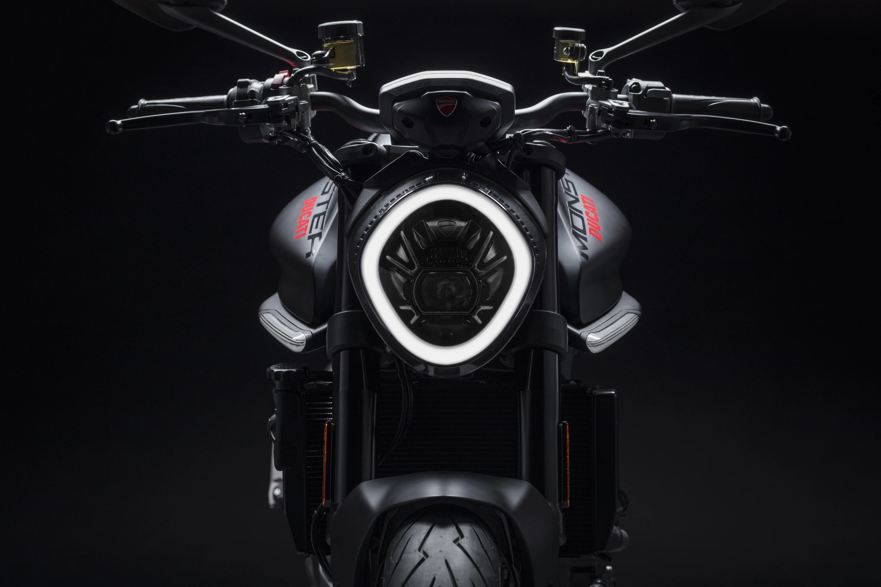 The 2021 Ducati Monster introduces a modern take on the classic round headlight
