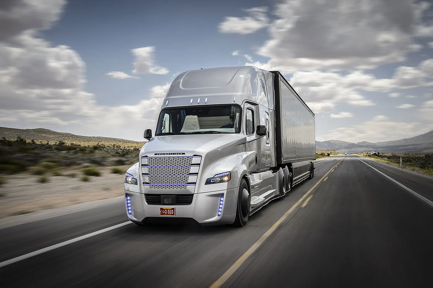 The Freightliner Inspiration is a concept vehicle
