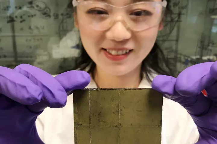 Dr Qian Wang and her fellow scientists at the University of Cambridge have developed a "photosheet" capable of turning carbon dioxide into fuels using sunlight and water