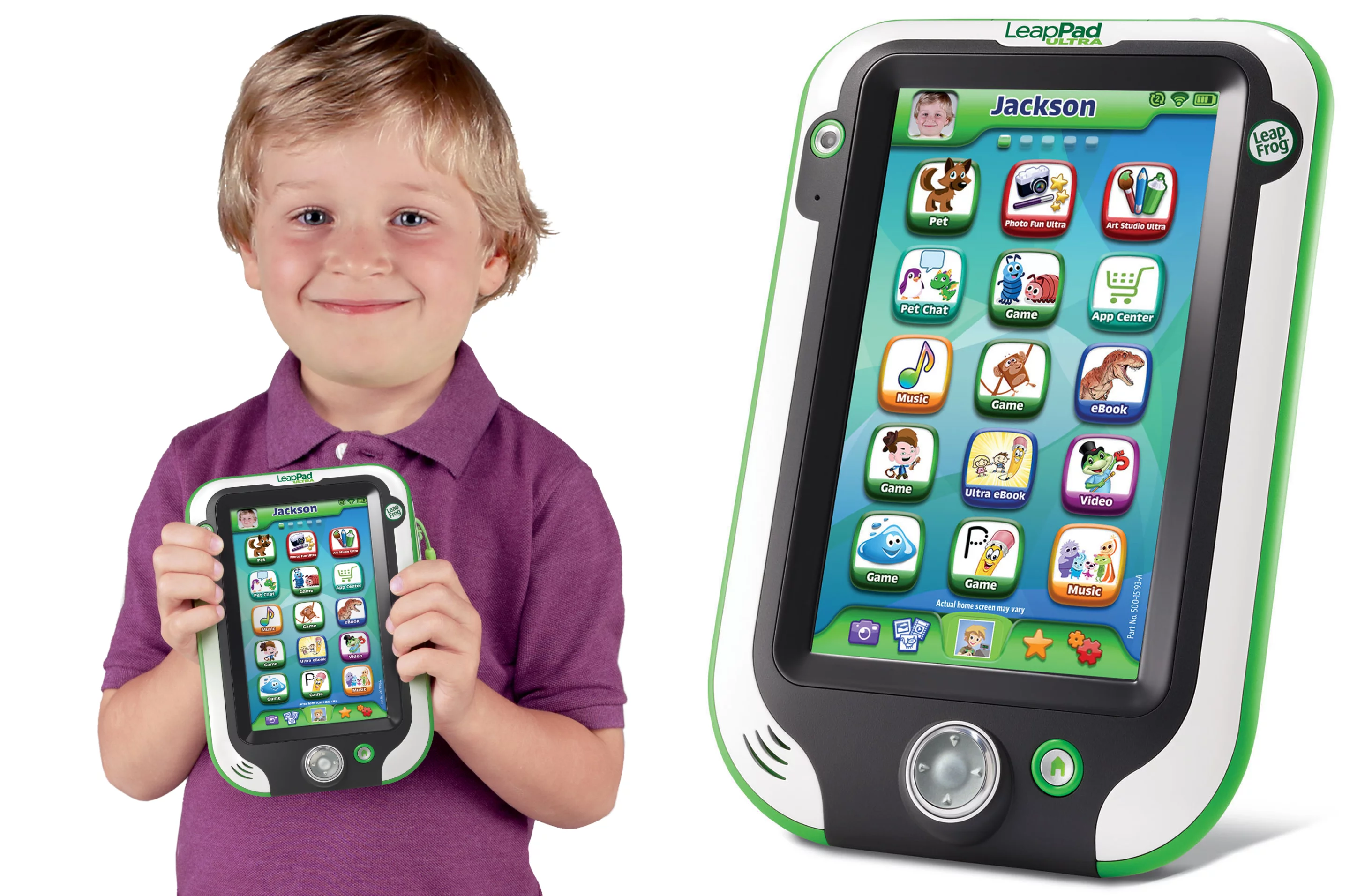 The new LeapPad Ultra from LeapFrog has a larger screen and looks more like a grown-up tablet