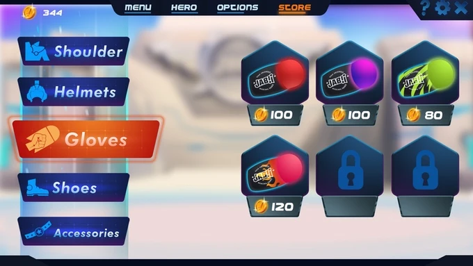 The mobile game side of the Jabbi system allows players to progress their characters, and unlock new gear