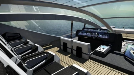 The A0 from Ubica: futuristic cockpit