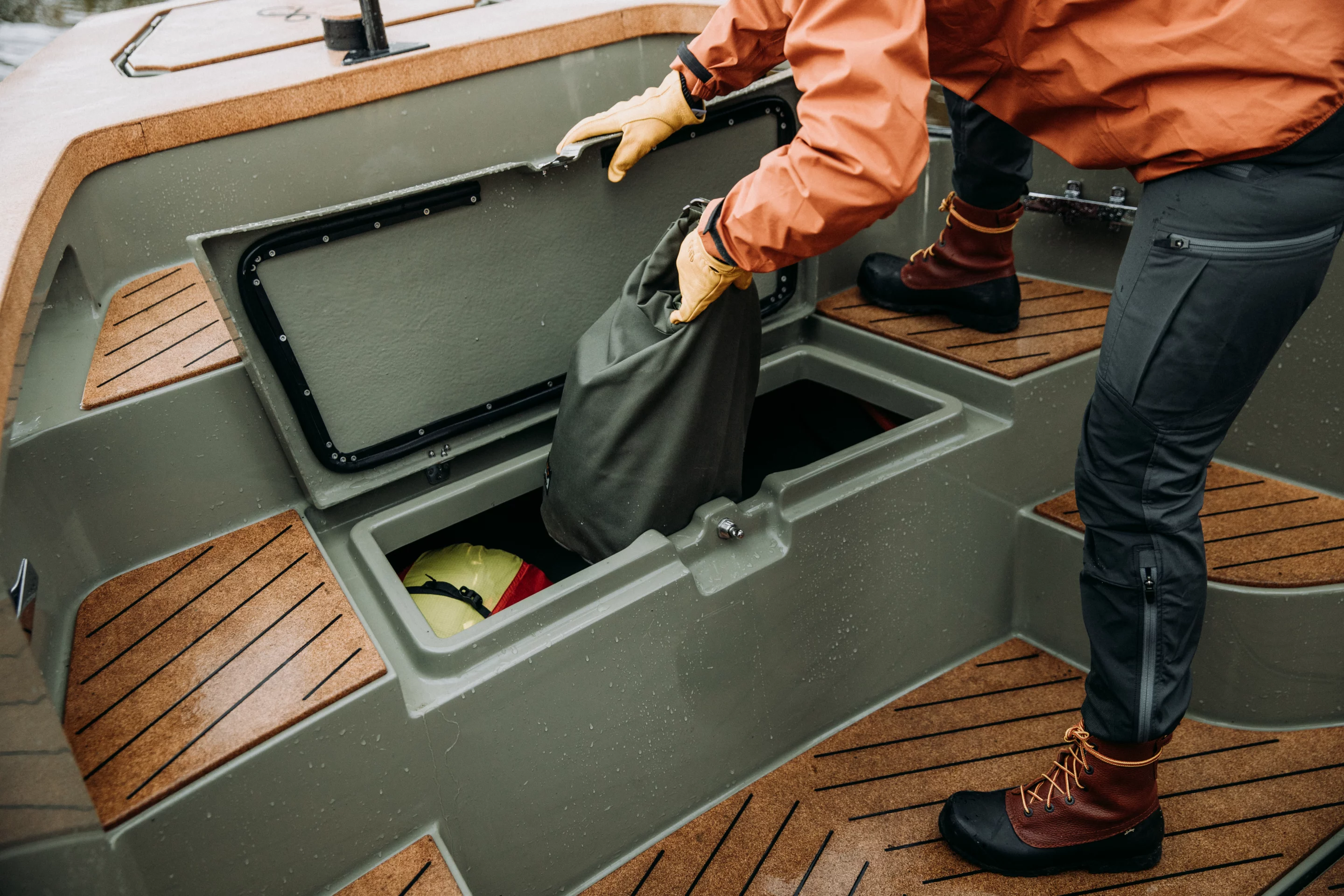 Under-step storage