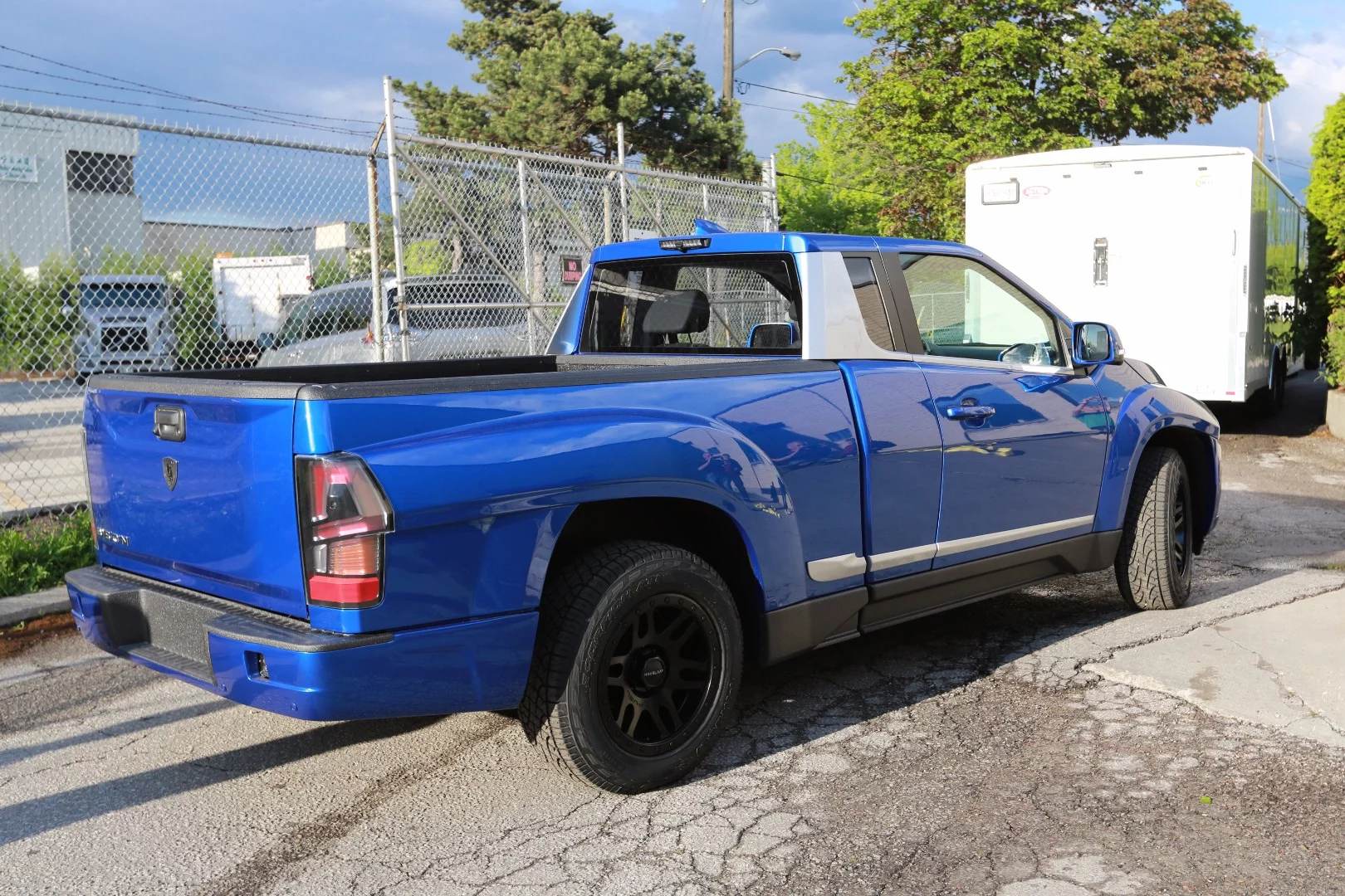 Engineered by good guy Nathan Armstrong, the Bison features a carbon fiber reinforced steel space frame and advanced power management systems