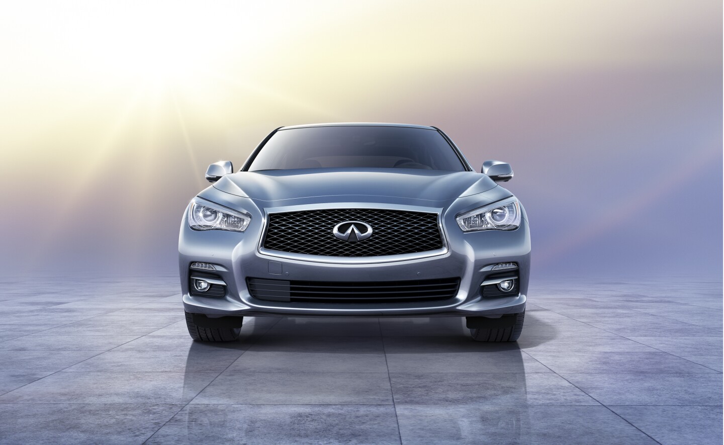 Nose on the Q50, like the rest of the car is more sculpturally refined and contoured than the outgoing G37 sedan