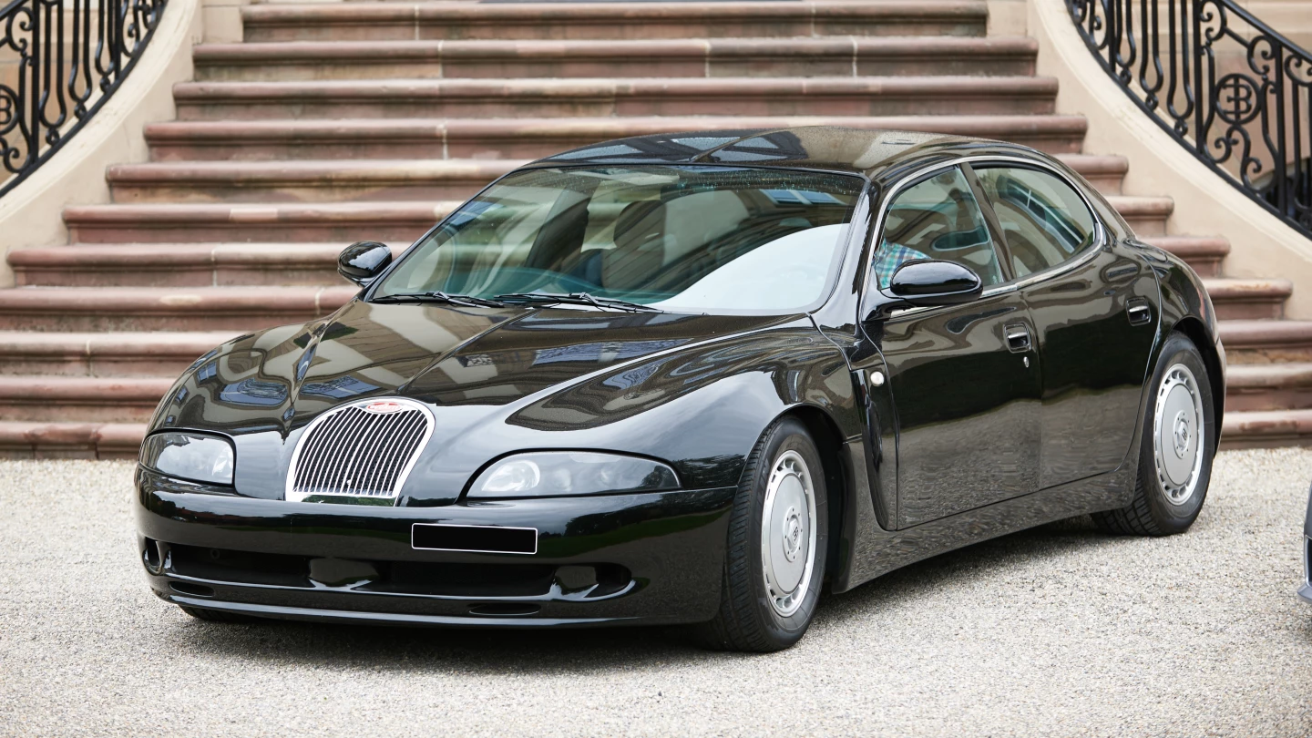 This 1999 Bugatti EB112 Berline has an estimated price of $2,180,000 to $2,725,000