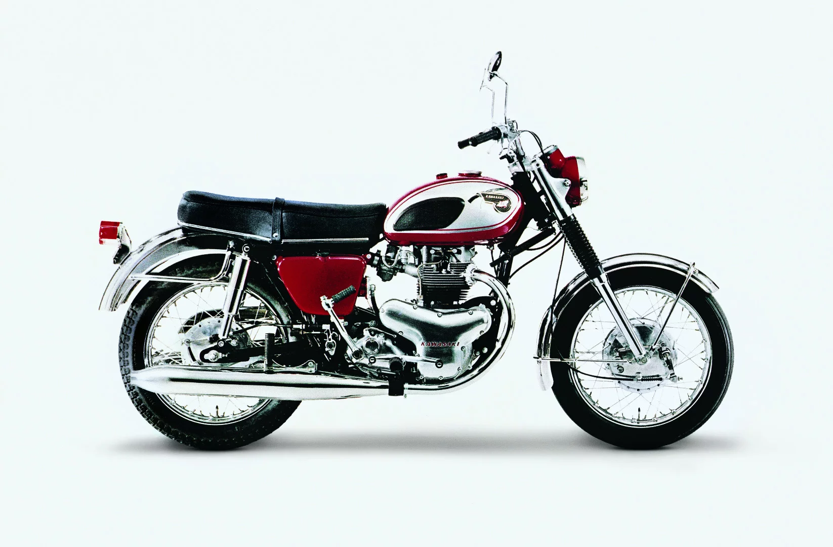 The 1966 650 cc W1 twin was a very important model in Kawasaki's history, helping establish the Japanese manufacturer in the US market