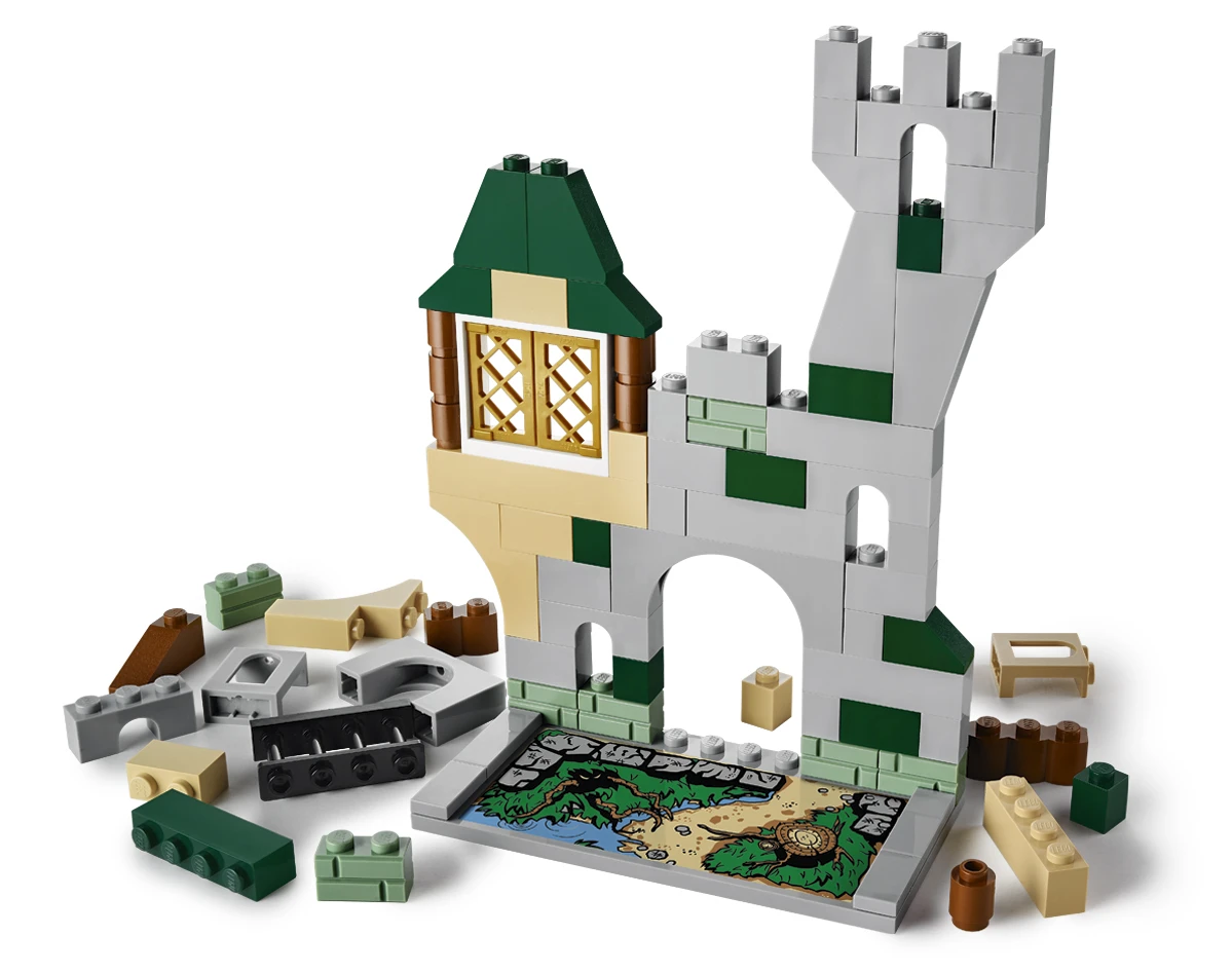 Users of Lego Fusion build onto a capture plate which allows constructions to be imported into the app games