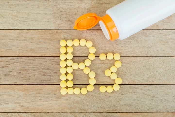 Niacinamide is a form of vitamin B3 found in food and as a dietary supplement