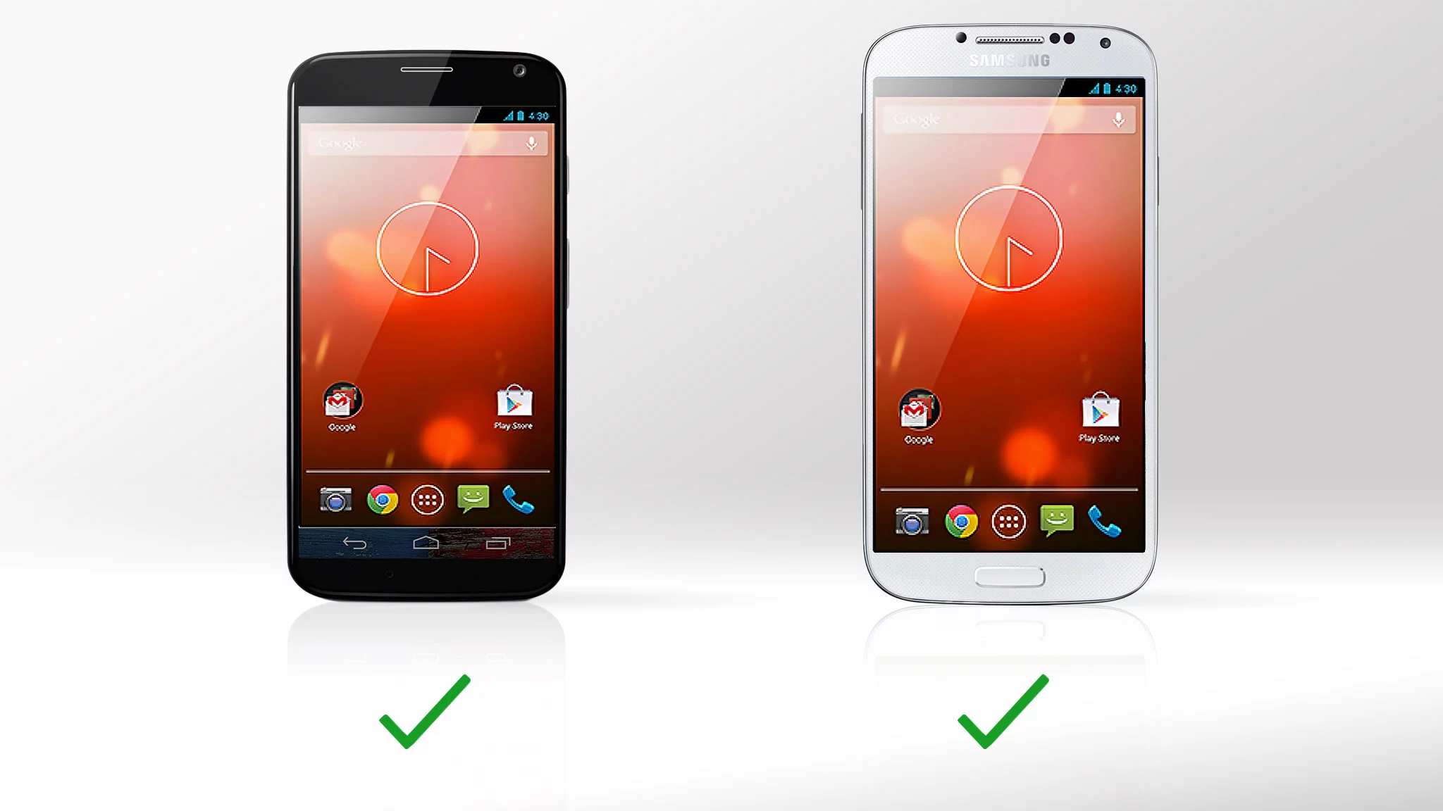 The Moto X will eventually, like the GS4, be sold in a stock Android-running "Google Play Edition"