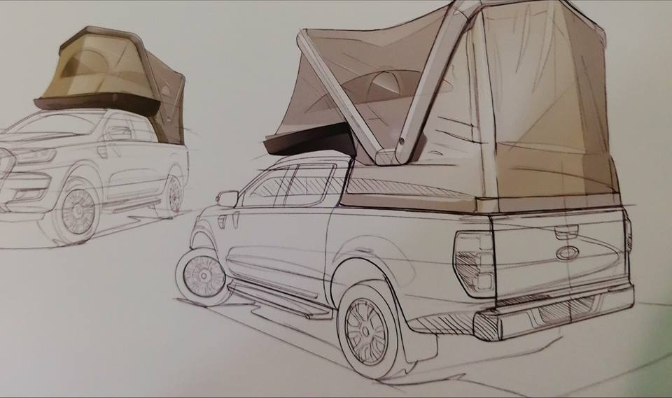 Gentletent's pickup roof-top tent is interesting because it works as a sort of an inflatable bed camper