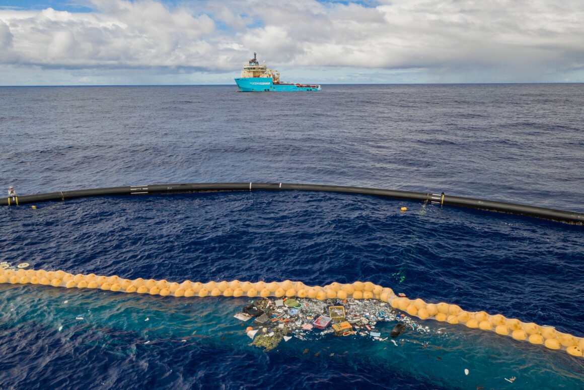 Ocean Cleanup Starts Harvesting Plastic From The Great