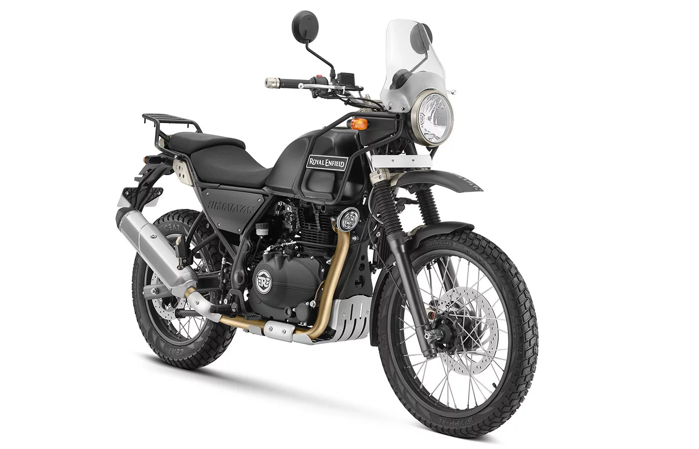 In standard trim the Himalayan looks at lot more modern than any other Royal Enfield motorcycle