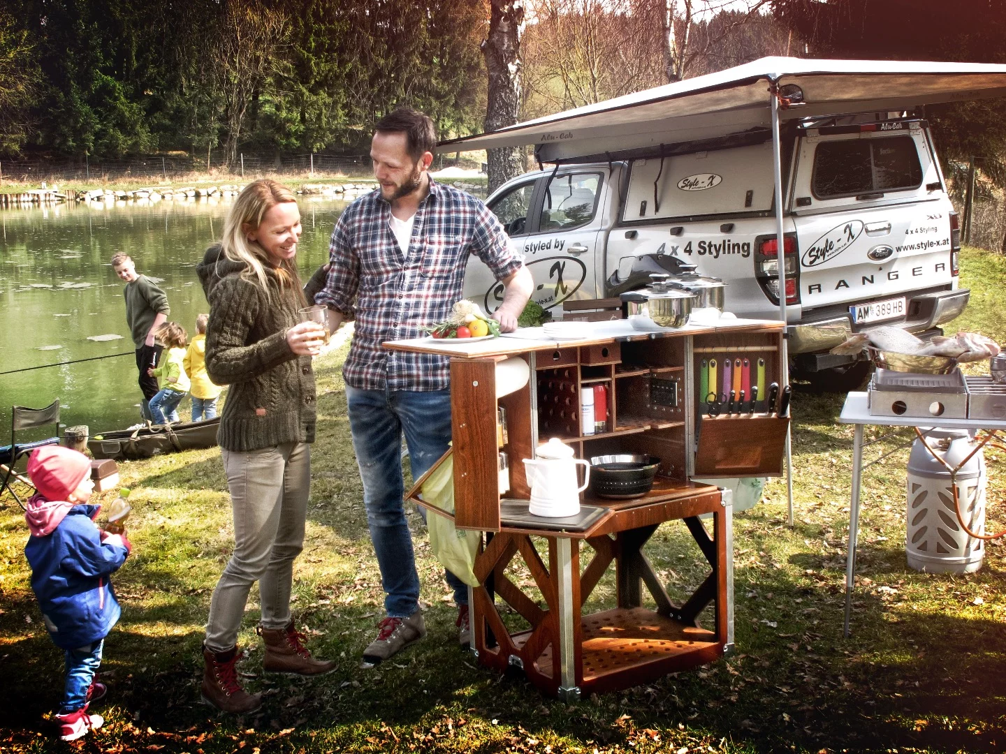 The Camp Champ at camp