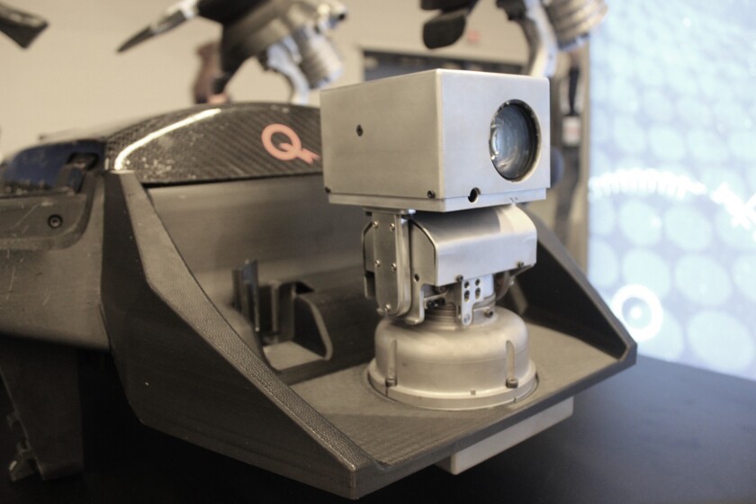 The LineRanger transmits real-time video from an HD camera
