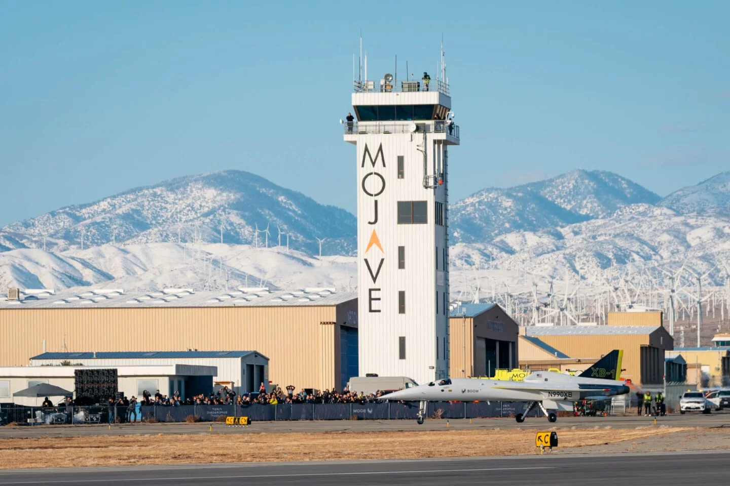 The flight took place in the same airspace where the sound barrier was first broken in 1947
