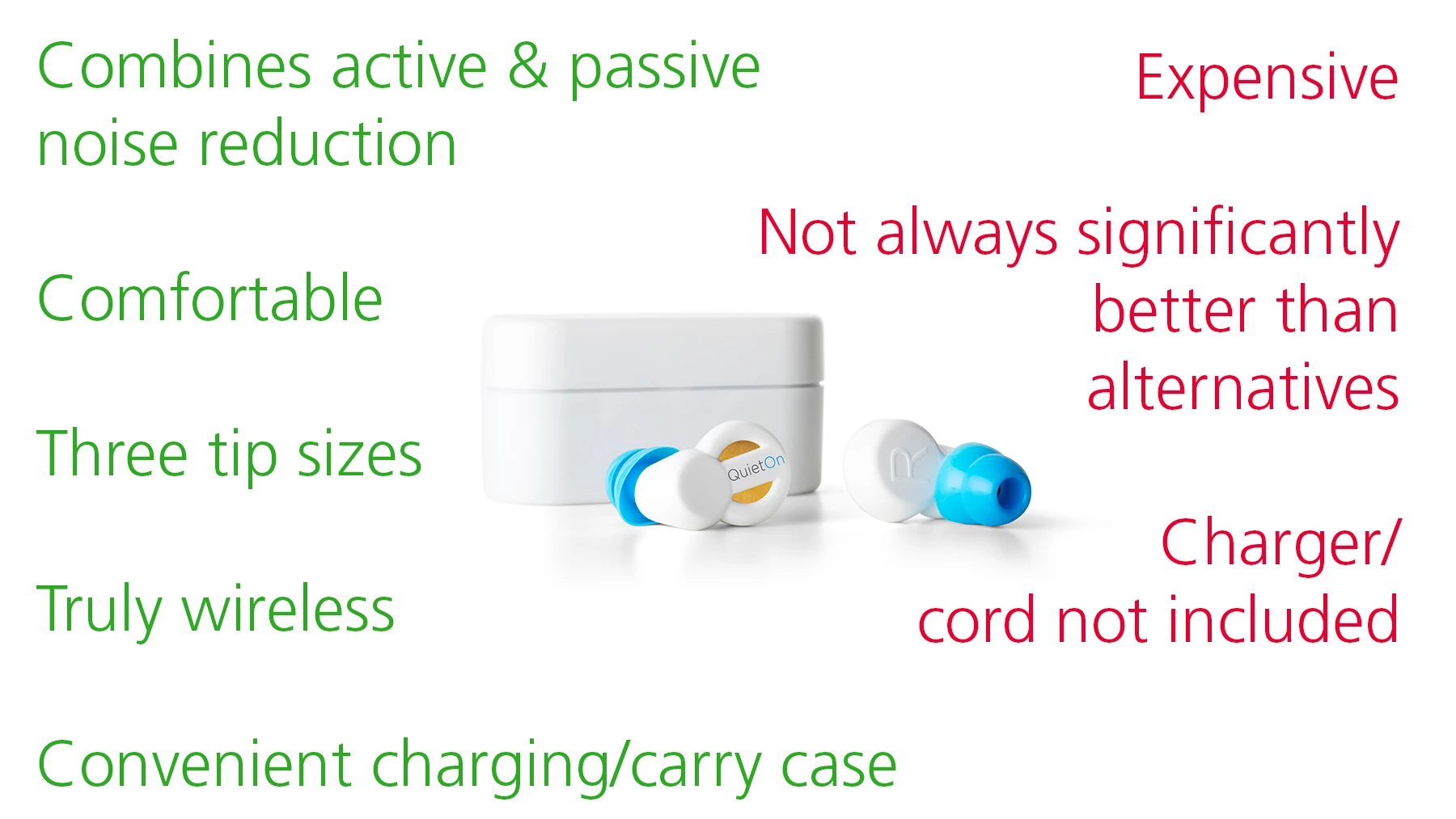 QuietOn earplugs: Pros and cons