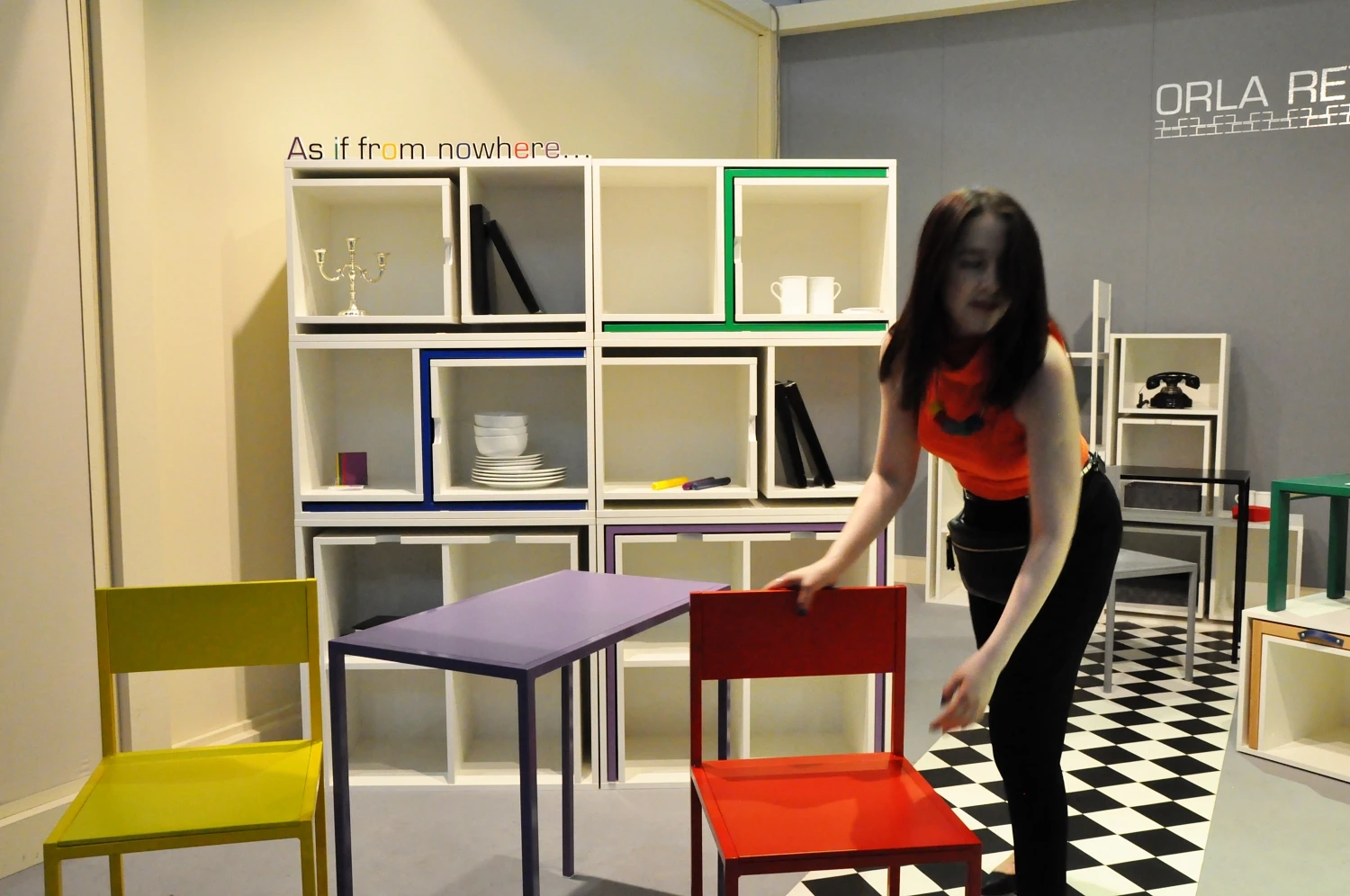 Reynolds' designs are all inspired by live theatre, which can transform a space in a matter of seconds