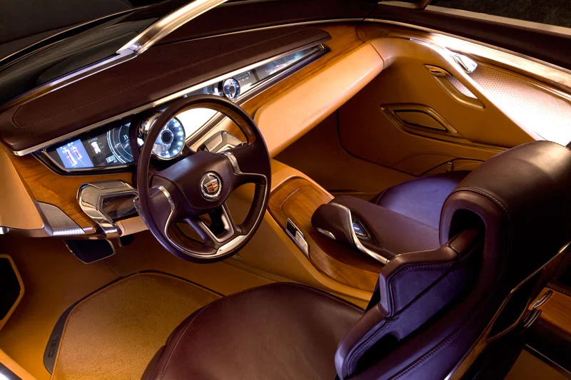 The Cadillac Ciel luxury open tourer concept car interior