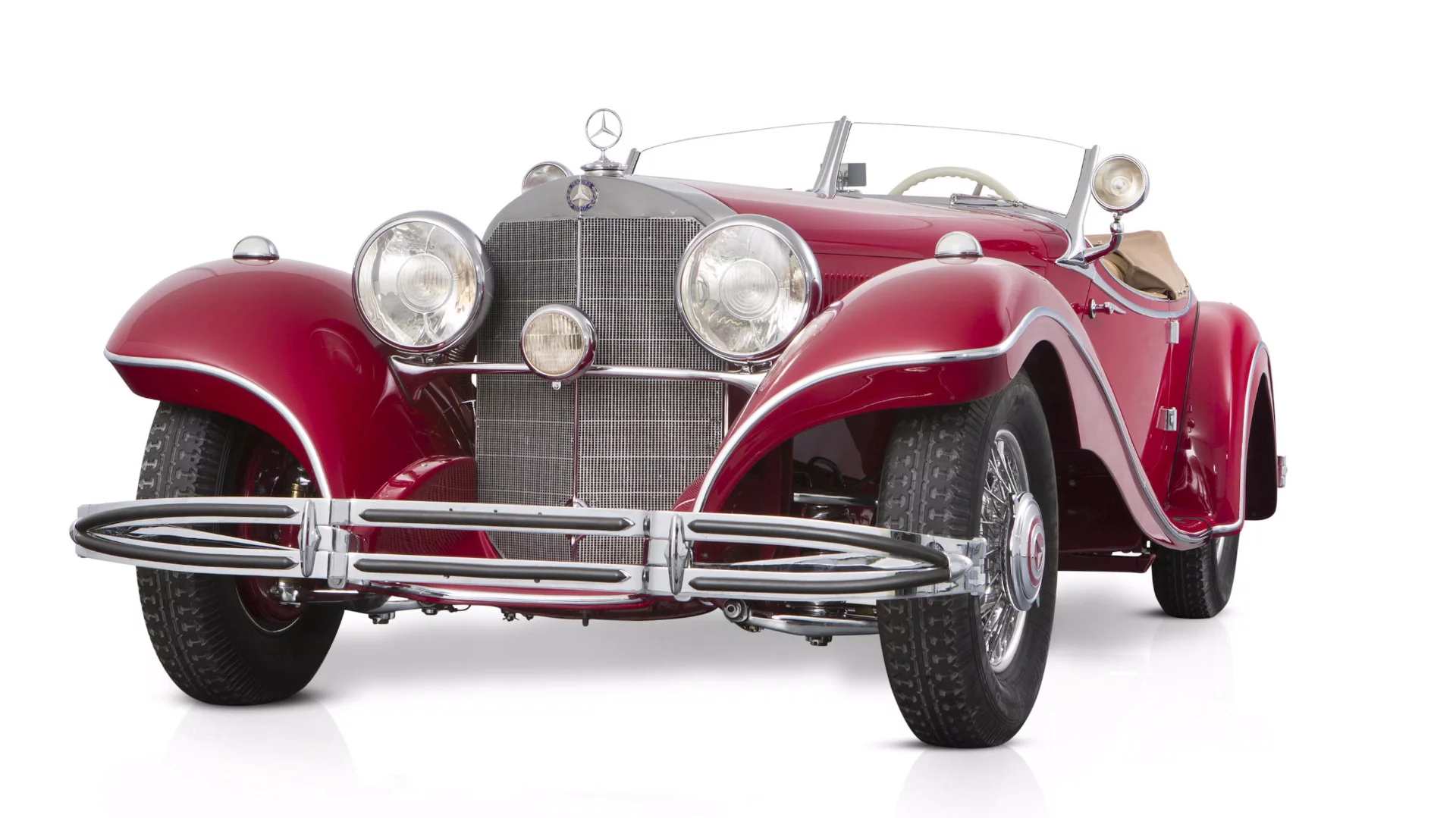 The car that holds both first and second place for the most expensive 500 K Special Roadster. It was "liberated" as war booty from Berlin in the aftermath of WW2 from Industrialist Hans Prym and no-one seems to know what happened to it until it appeared in America in the 1970s. It was sold at auction during the 2011 Monterey Car Week (see #9 on this list) and when the new owners displayed it at Retromobile in Germany in 2012, it was seized and became the subject of a legal dispute with Prym's descendants.