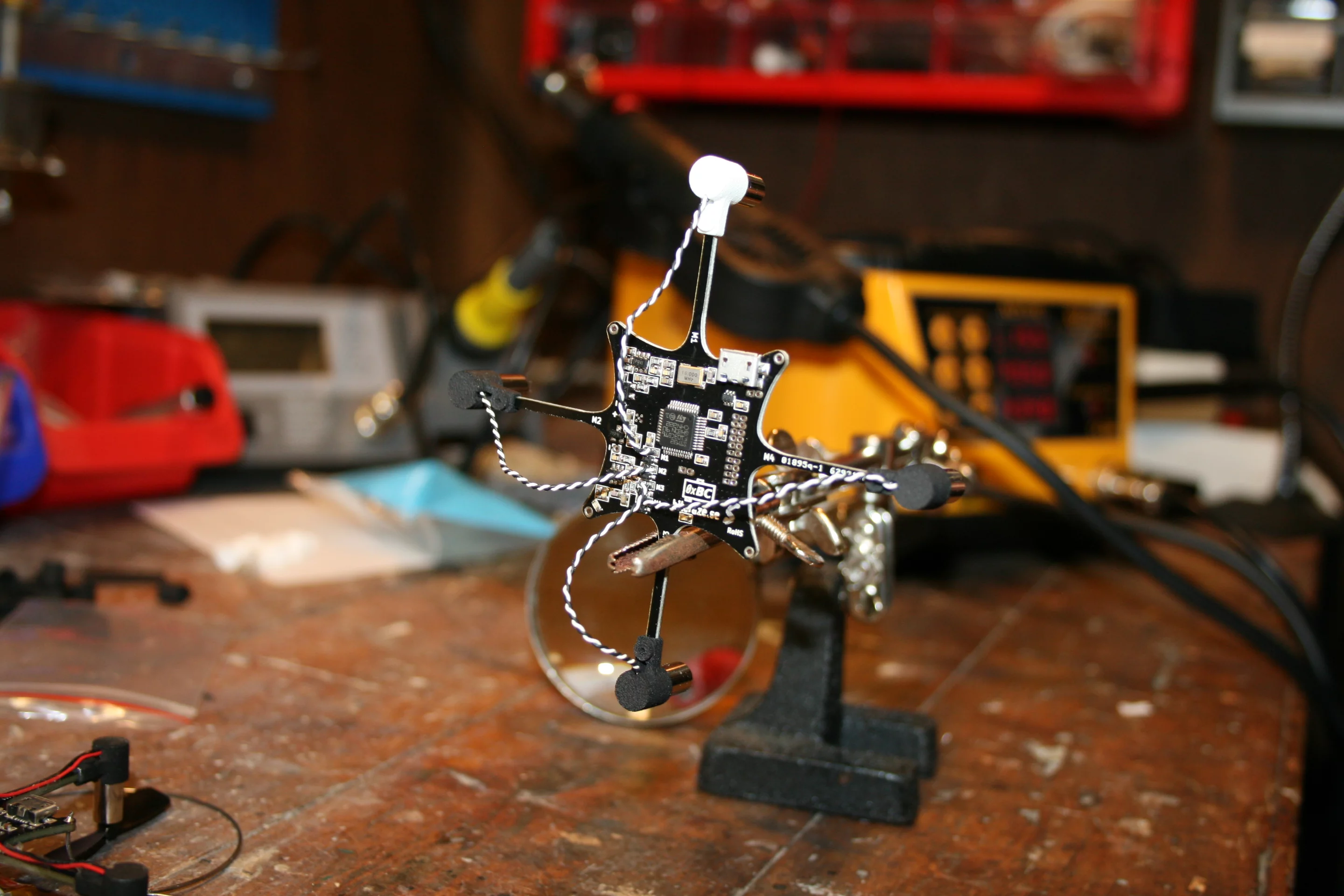 All mounts and motors are attached