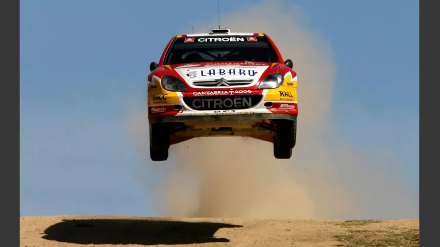 Dani Sordo (Citroen) in the 2006 Rally Italia