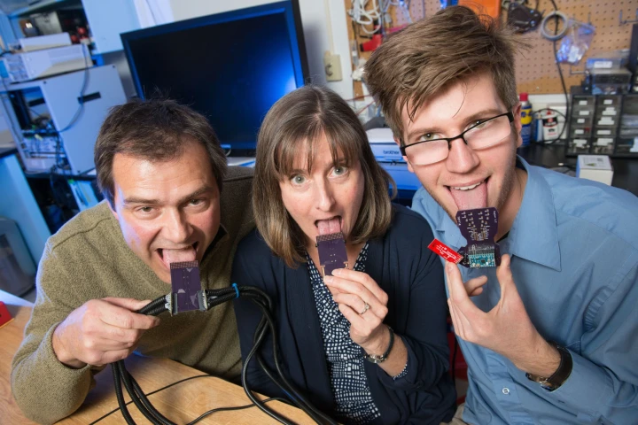 CSU researchers Dr. John Williams (left), Dr. Leslie Stone-Roy, and graduate student JJ Moritz