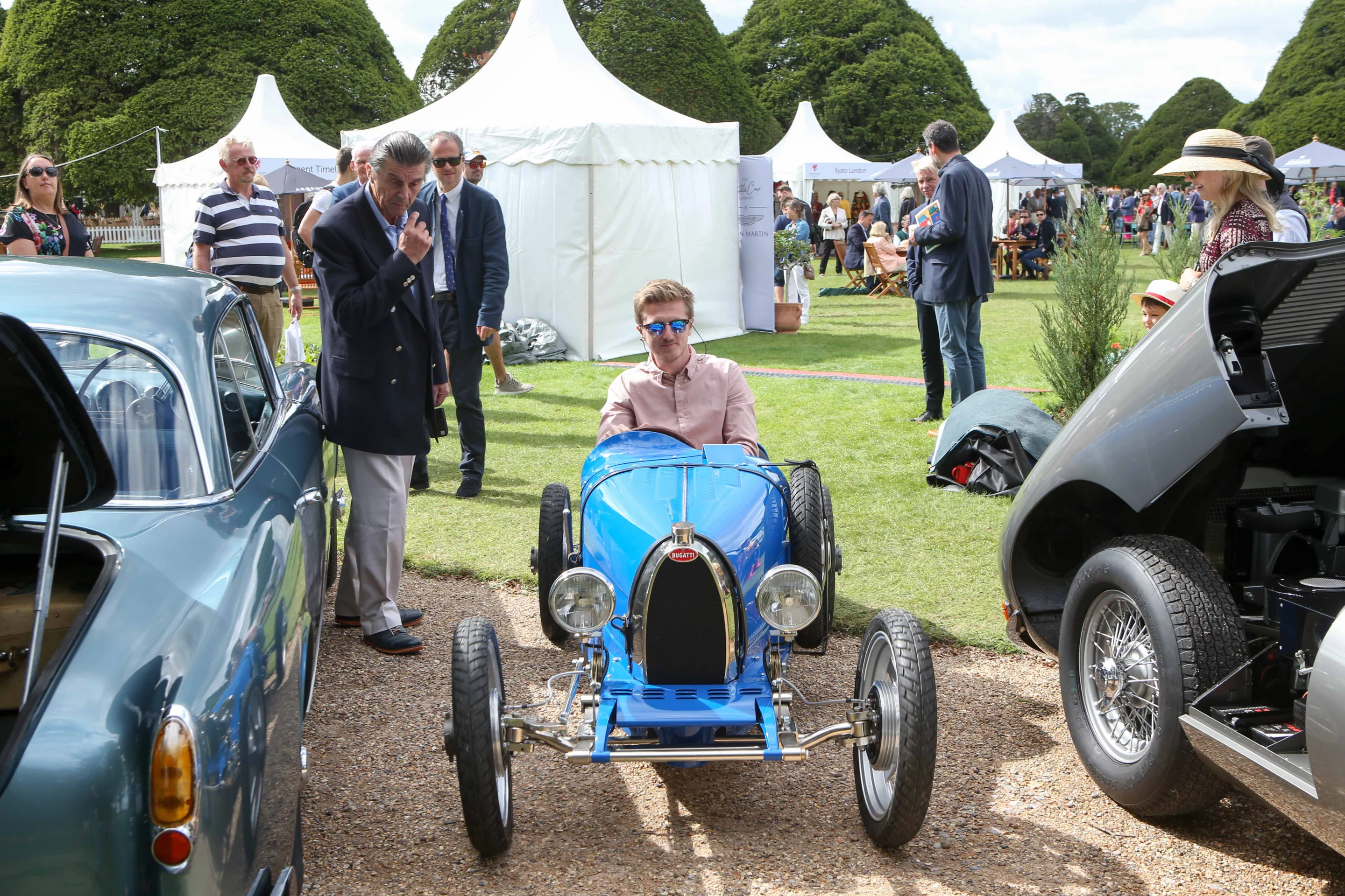 The Little Car Company's latest Bugatti, a two-third scale T35 Replica, seats an adult quite comfortably.