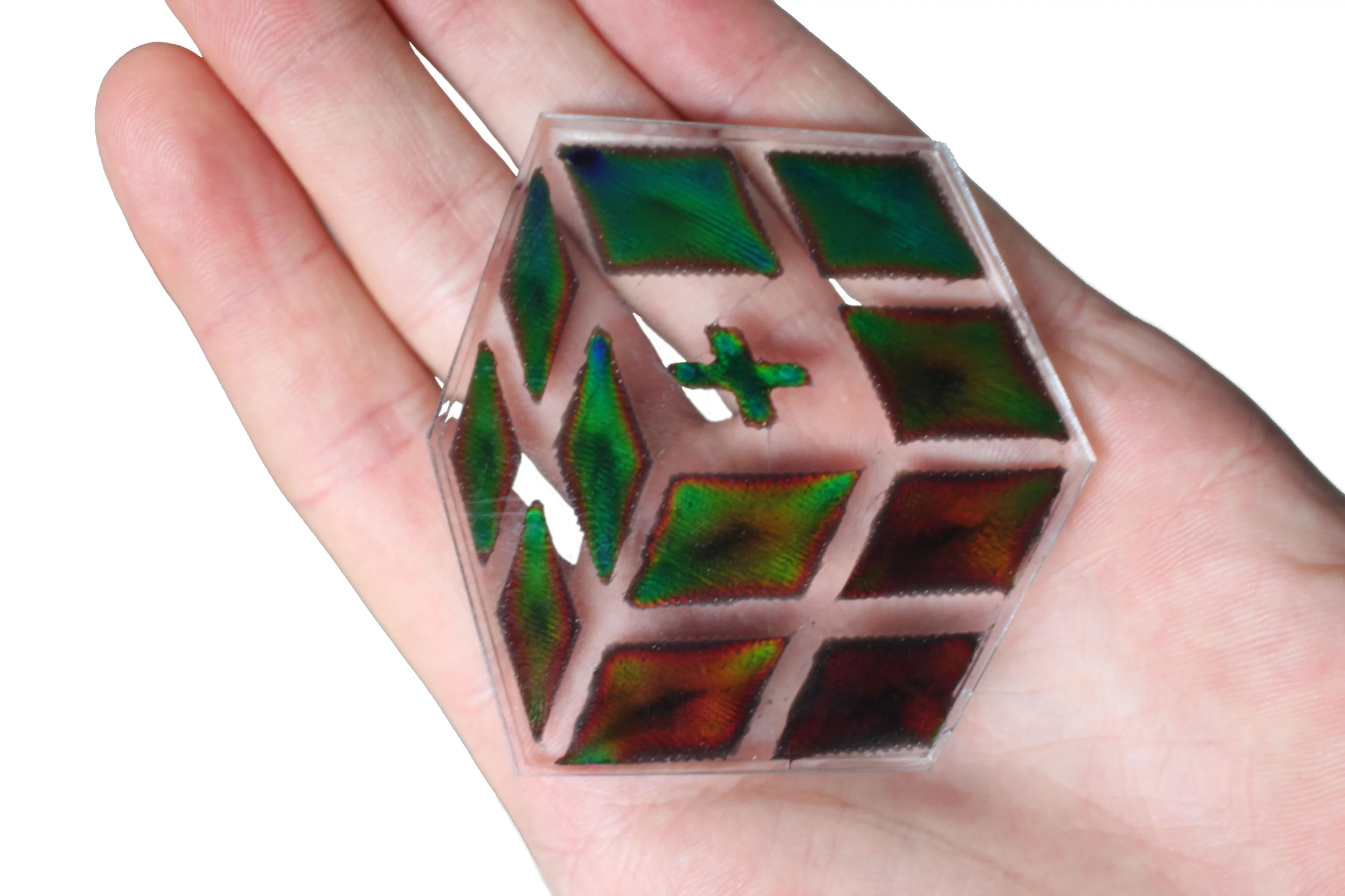 An Empa logo incorporating the cellulose-based display technology