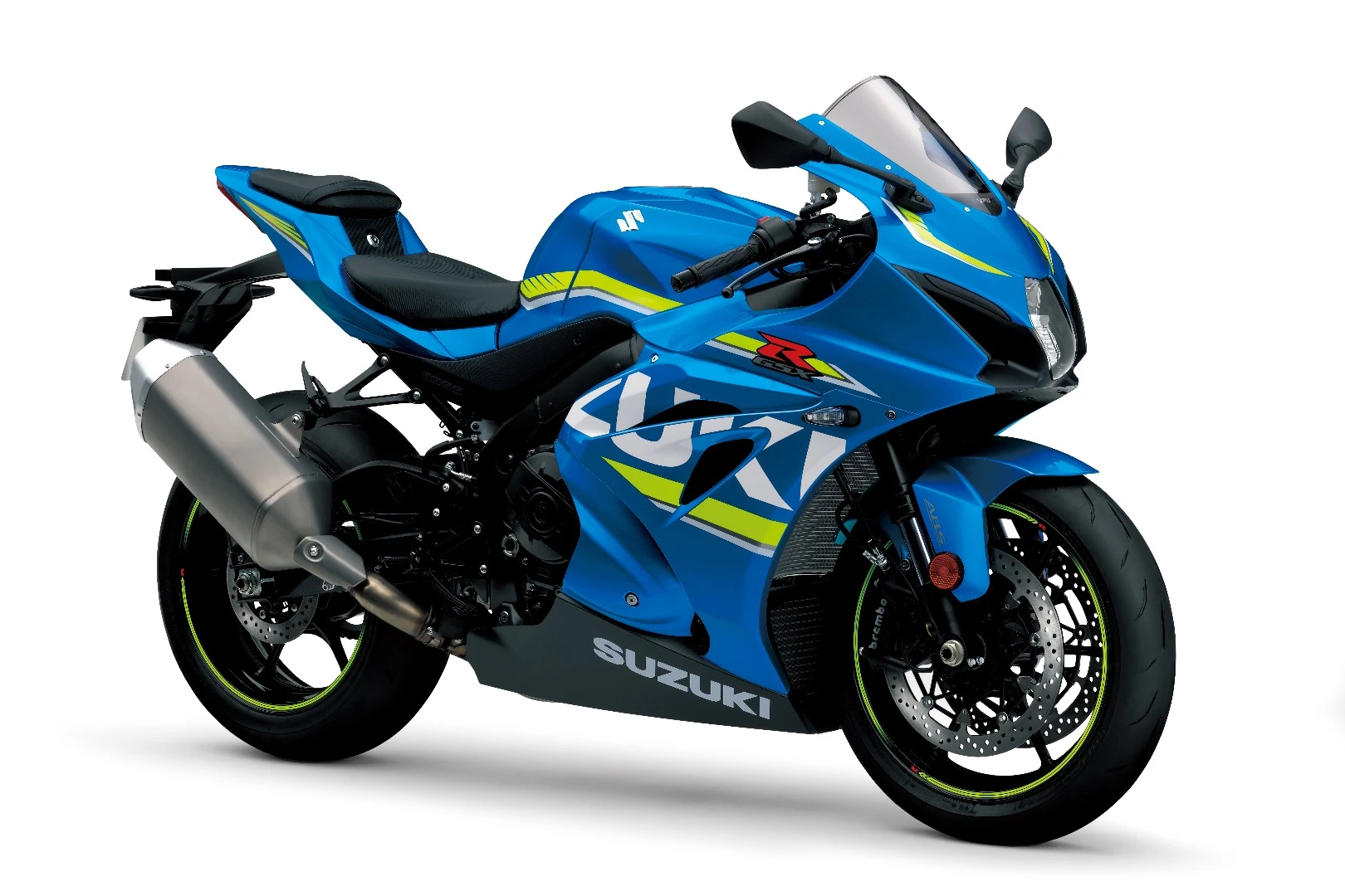 The 2017 Suzuki GSX-R1000 in Metallic Triton Blue color