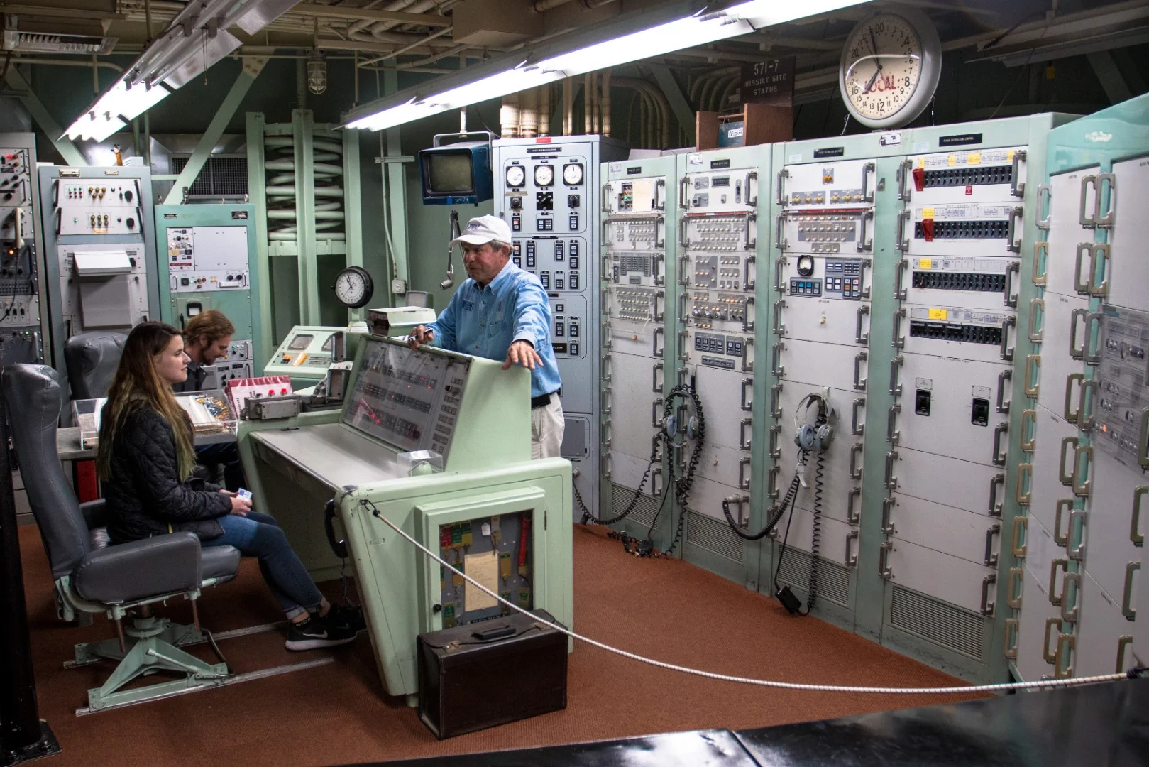 The main control room where the Titan II missile was monitored and fired