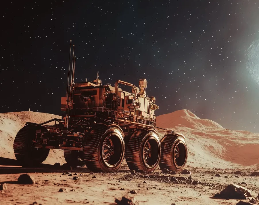 Donut Lab sets its sights beyond Earth, saying its motors offer the type of optimized weight and efficiency that could power extraterrestrial exploration rovers