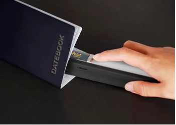 The portable VuPoint Solutions Magic Wand A4 color scanner