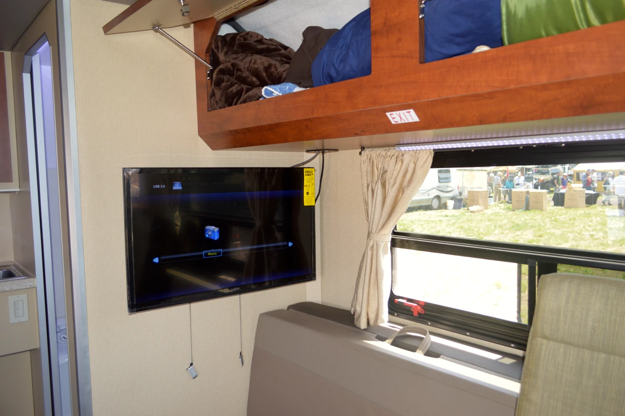 Among the ADAK options is an entertainment/TV package (Photo: C.C. Weiss/Gizmag)