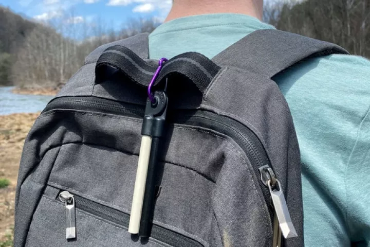 Early pledges start at US$25 over at Kickstarter for the Sharp-n-Spark survival tool