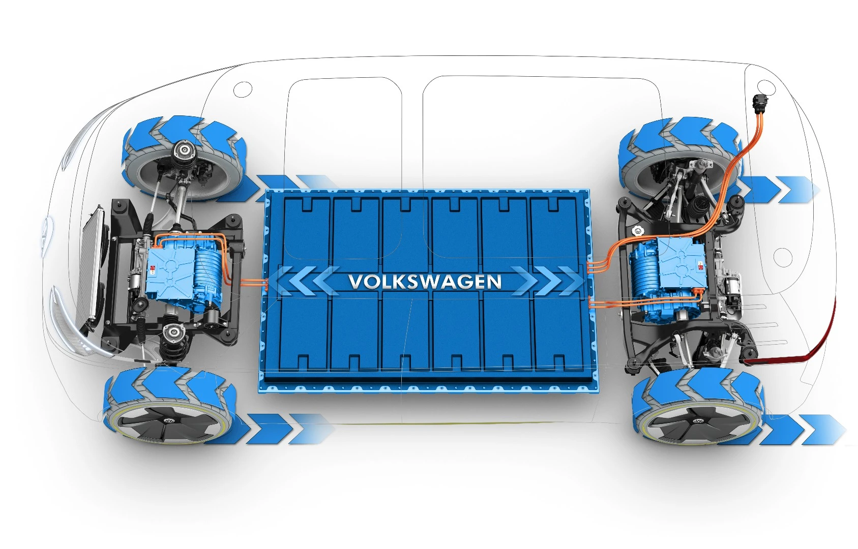 Volkswagen I.D. Buzz: all-wheel-drive electric powertrain