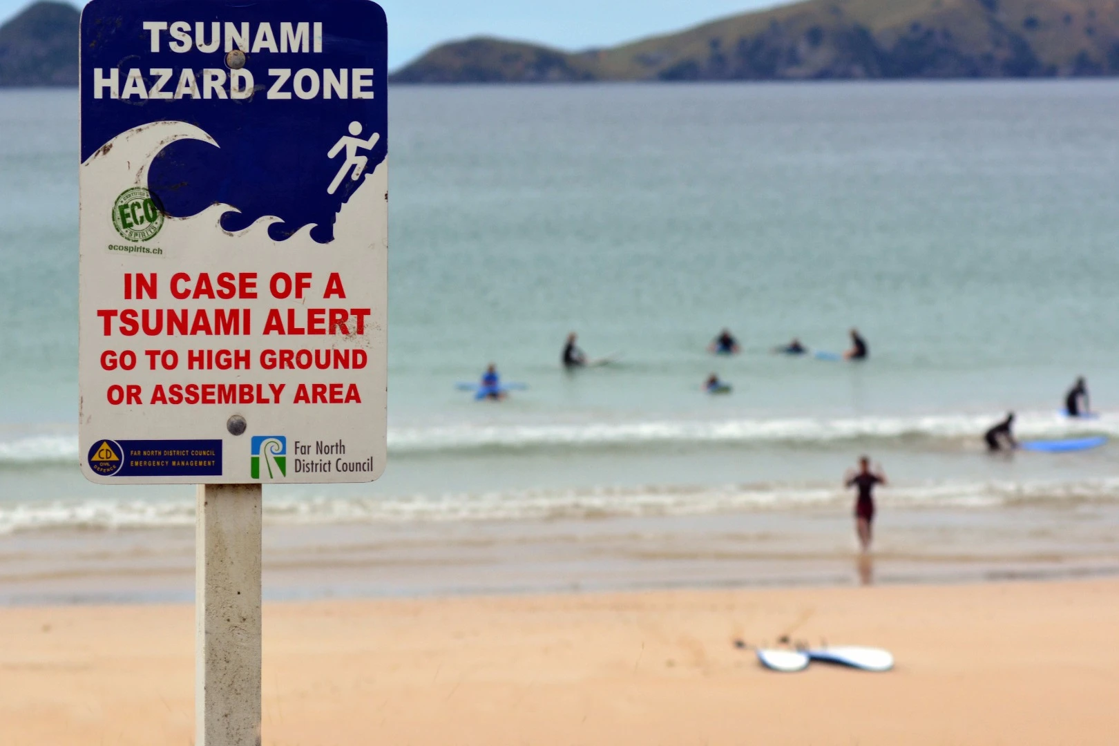 Acoustic Gravity Waves could theoretically be used to mitigate the effects of tsunamis